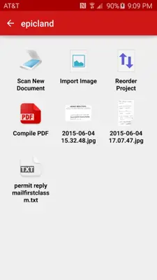 PDF Document Scanner android App screenshot 2