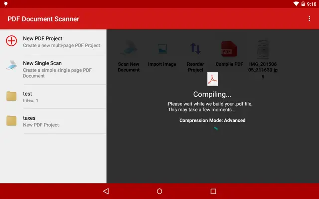 PDF Document Scanner android App screenshot 7